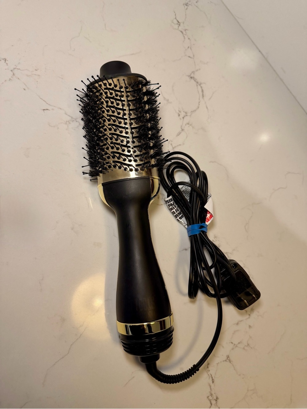 Hot Tools - Black and Gold Hot Air Round Brush Styler